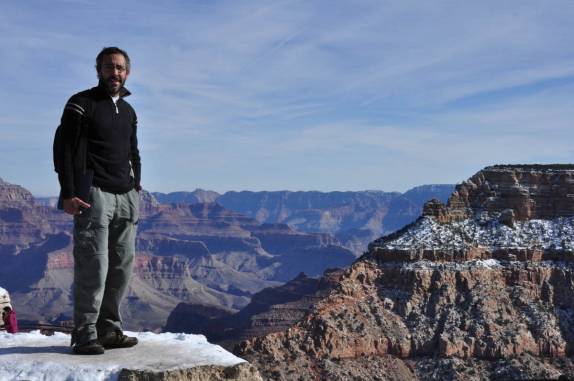 Visitando a borda sul do Grand Canyon, no Arizona, nos Estados Unidos
